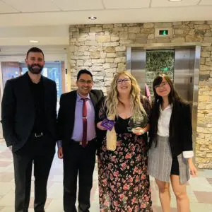 USINESS EXCELLENCE AWARDS WINNER- team photo