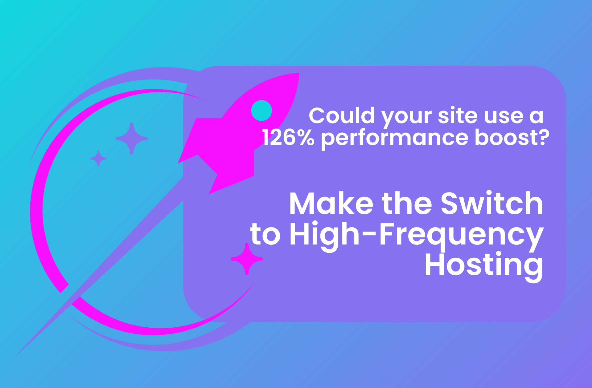 Make the Switch to High-Frequency Hosting