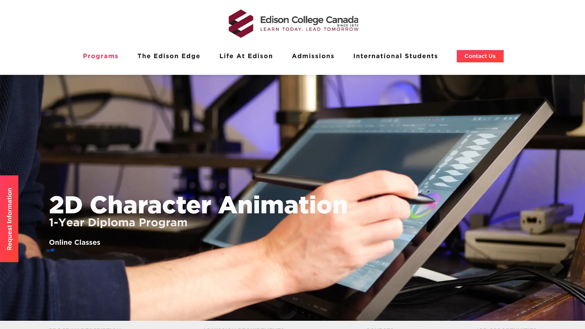 2D Character Animation Diploma Program