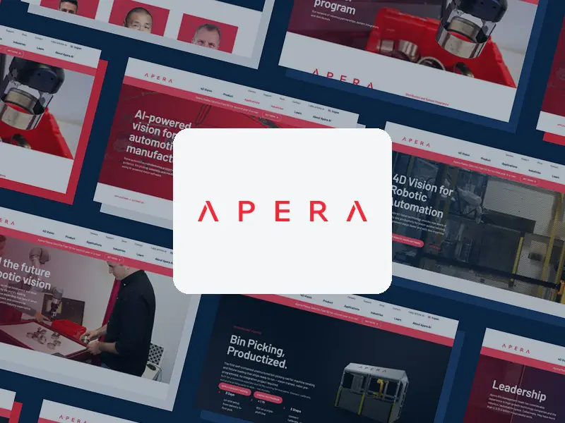 Apera AI website rebuild by Vigilante Marketing