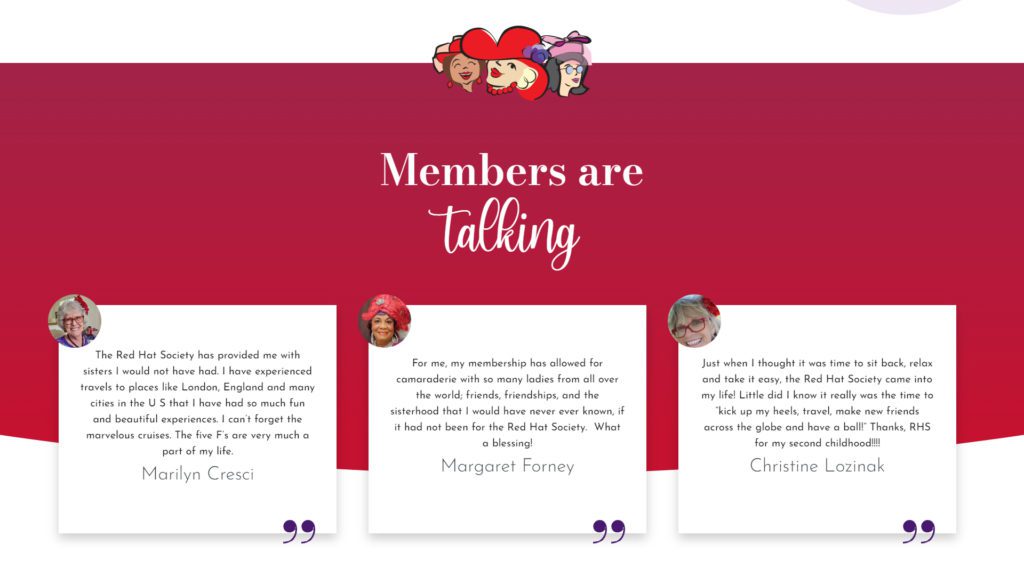 The Red Hat Society Vigilante Marketing