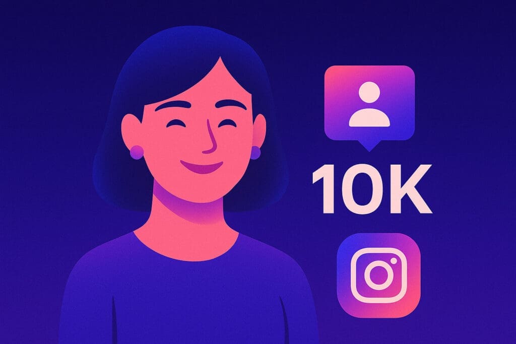 Micro influencer recording a lifestyle video on smartphone at home for their online community