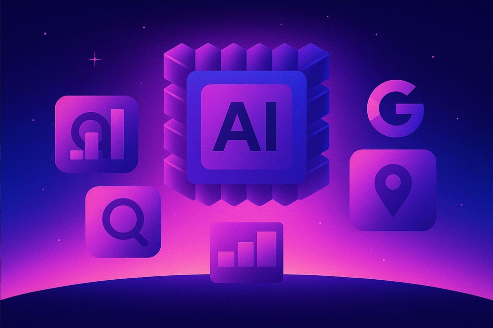 Google Ads 2025 AI-powered performance dashboard with voice and visual search features